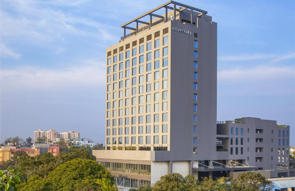 Projeto de m&oacute;veis do hotel Courtyard by Marriott Siliguri na &Iacute;ndia